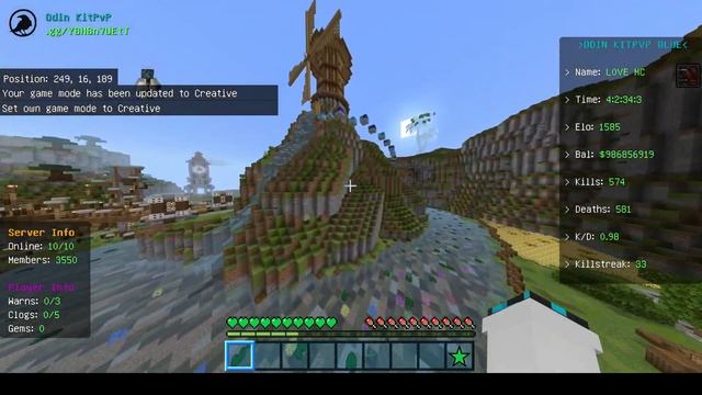 Kitpvp Realm Bedrock Minecraft Bedrock