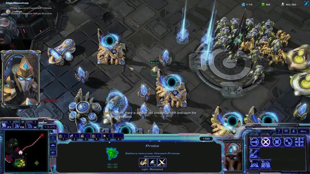 StarCraft 2 Co-op Campaign: Legacy of the Void Prologue Mission 1 - Dark Whispers смотреть онлайн