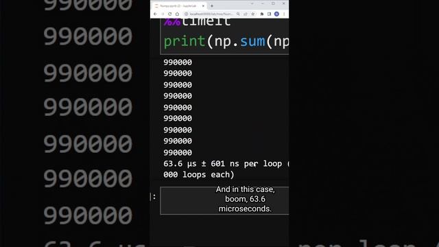 Why you should use NumPy vs FOR loops in Python смотреть онлайн