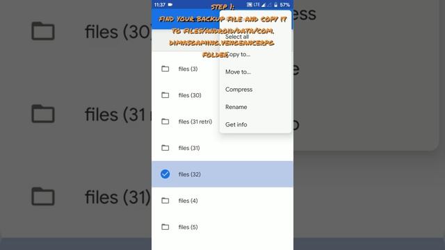 Vengeance RPG : How to Backup смотреть онлайн