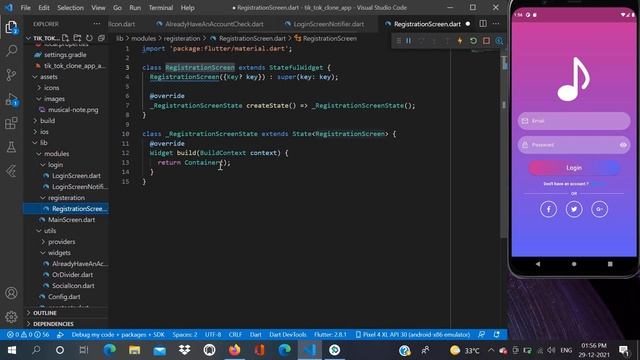 The Ultimate Guide To Tik Tok Clone App With Firebase - Ep 1 смотреть онлайн