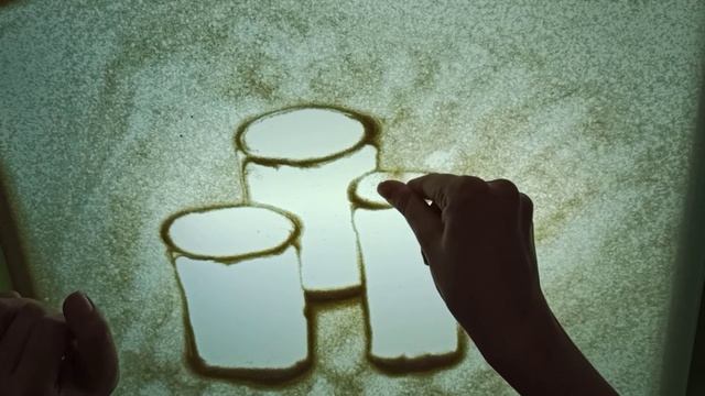 Рисование песком. Рождественские свечи смотреть онлайн