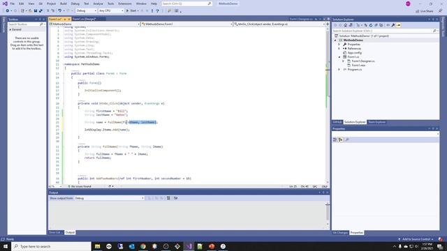 C# - Named Arguments and Argument Compatibility смотреть онлайн