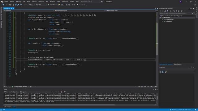 Apprendre le C# - 23 - Écrire des requêtes LINQ смотреть онлайн