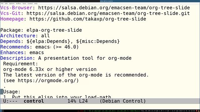 EmacsConf 2019 - 22 - Packaging emacs packages for Debian - David Bremner смотреть онлайн