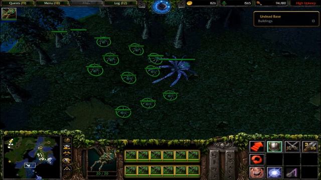 Warcraft 3: Nature's Call - The Spider Queen. EP 02 - The First Base смотреть онлайн