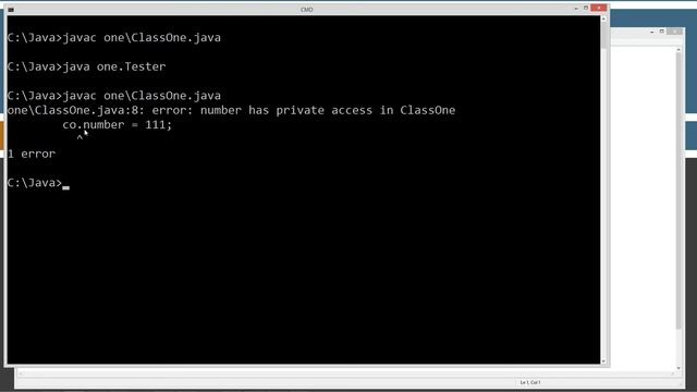 Learn Java Programming - Private Access Applied to an Instance Variable смотреть онлайн