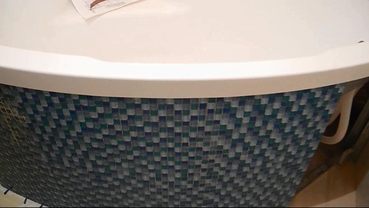 Монтаж угловой, акриловой ванны ч.5 смотреть онлайн