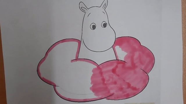 Coloring Moomintroll | Moomins | Markers смотреть онлайн