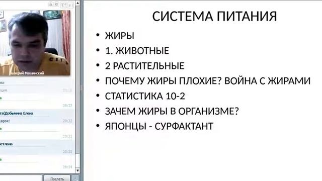 Жиры и углеводы мифы и заблуждения. Спикер: Машинский Валерий смотреть онлайн