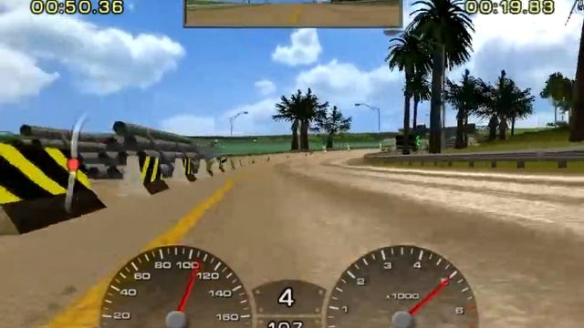 Ford Racing 2 (2003) - Thunderbird Convertible - Пальмовая ветвь (Погоня за временем) смотреть онлайн