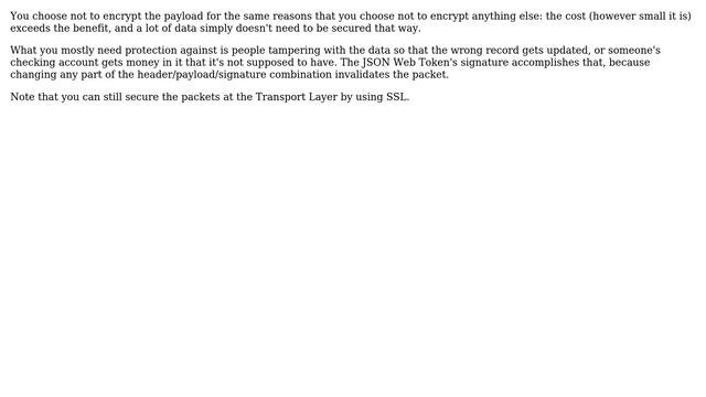 Software Engineering: JSON Web Token - why is the payload public? (3 Solutions!!) смотреть онлайн