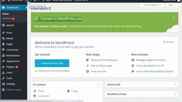 Learn All About WordPress Admin Tool Bar | WordPress Quick-start Training смотреть онлайн