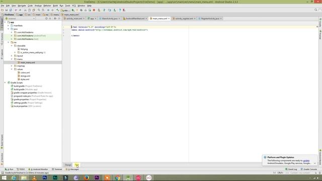 Android Studio online Firebasedemo app Hindi Tutorial 10 # Set Add icon On Action Bar смотреть онлайн