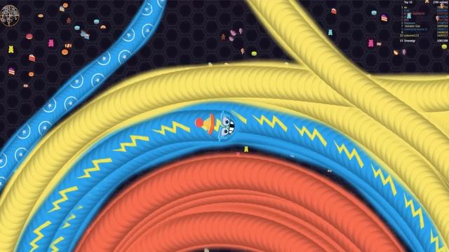 WORMATE - ОБЖОРА ЧЕРВЯК Напряженная игра клон SLITHER IO И WORMAX IO смотреть онлайн