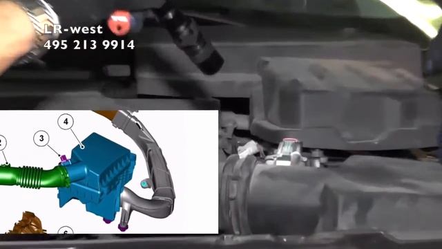 Замена воздушного фильтра на дизельном двигателеЛенд Ровер ФРИЛЕНДЕР 2 смотреть онлайн