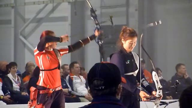 Women's Recurve Bronze Medal Match, European Archery Festival 2014, Telford смотреть онлайн