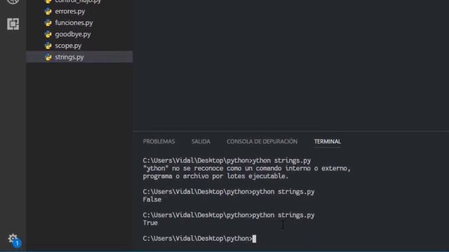 10.-Funciones para trabajar con Strings en Python 3 смотреть онлайн