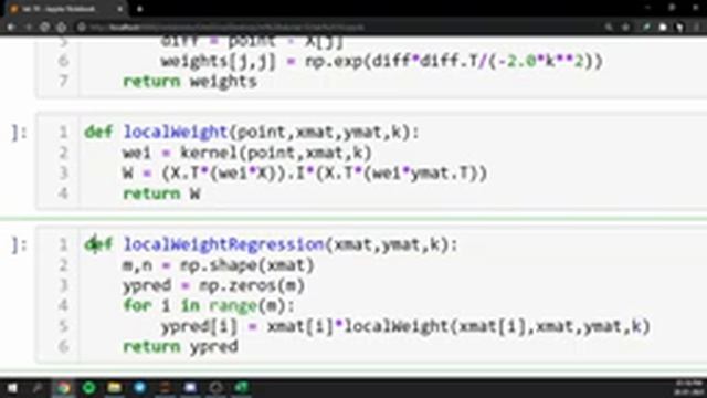 Locally weighted Linear Regression | Program 10 | VTU ML Lab | GenXclub | Prajwal Mani смотреть онлайн