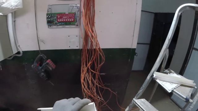 Установка приборов ОПС.