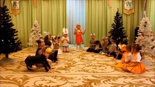 Музыкальная сценка "Звери потеряли маму" смотреть онлайн