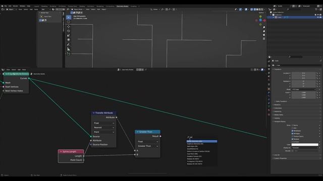 Optimize Shortest Edge Paths - Blender Geometry Nodes смотреть онлайн
