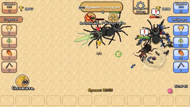 МУРАВЬИ НАБИРАЮТ РАБОВ ▶ Pocket Ants: Симулятор Колонии Прохождение | Обзор смотреть онлайн