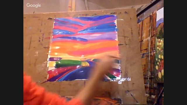 Живопись - краски лета. Катарина Ерлина.mp4 смотреть онлайн