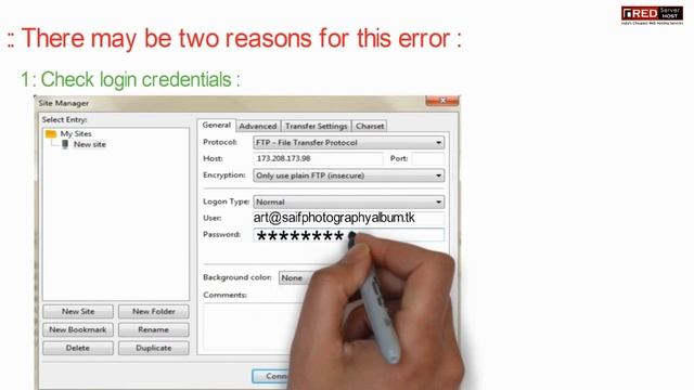 How to solve “530 Login Authentication Failed error” in FileZilla [STEP by STEP]☑️ смотреть онлайн