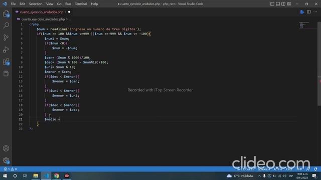 Ejercicio numero 4 de anidados en php смотреть онлайн