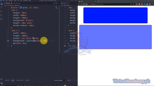 Color Functions in SASS | SASS Crash Course in Urdu/Hindi смотреть онлайн