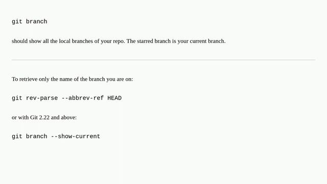 How do I get the current branch name in Git? смотреть онлайн