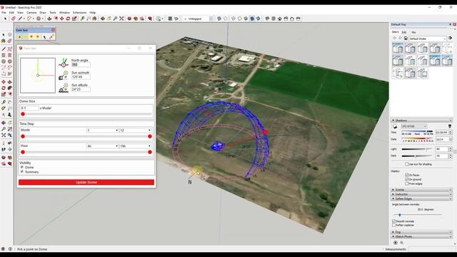 SUN AND SHADOW Simulation in SketchUp with Curic Sun смотреть онлайн