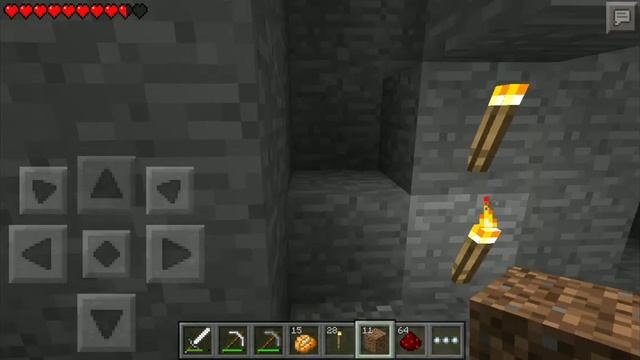 Minecraft PE 0.9.0. #3: Последний поход в шахту и АЛМАЗЫ. смотреть онлайн