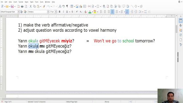 The Role of Auxiliary Question Words (mı, mi, mu, mü) in Turkish Language (Random Live Lesson #15) смотреть онлайн