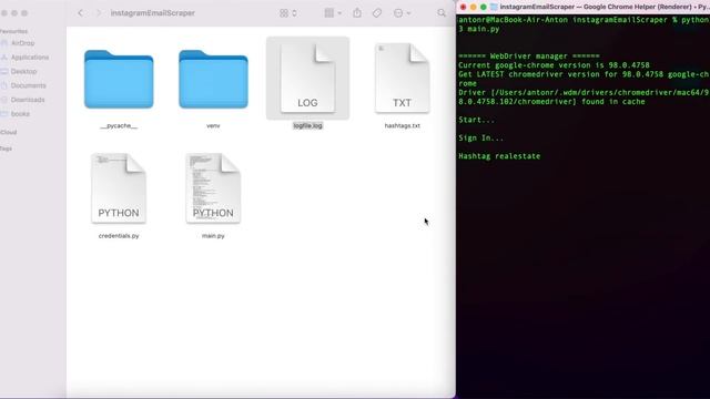 Email Extractor from Instagram by Hashtags with Python смотреть онлайн
