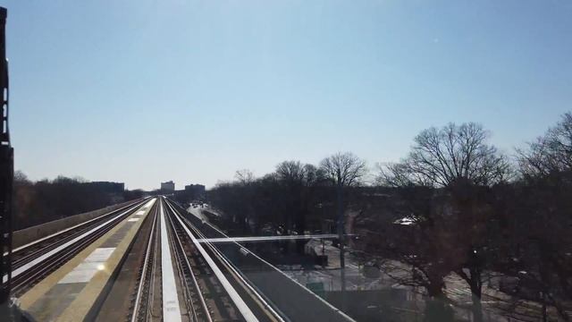 NY Subway E train to JFK via Airtrain [FRONT VIEW] смотреть онлайн