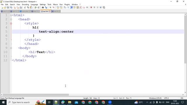 How to Center text in HTML and CSS. смотреть онлайн