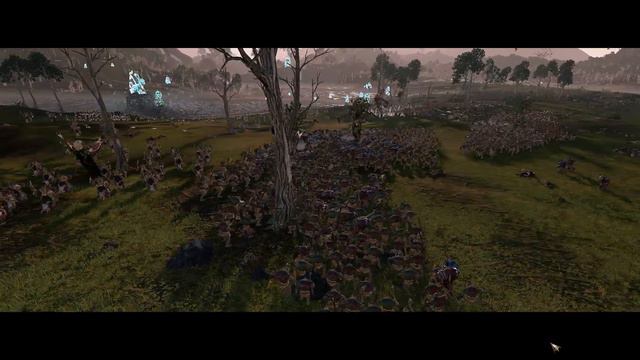 Вековой Дуб | 7000 Лесных Эльфов vs 10000 Орков | Total War WARHAMMER II смотреть онлайн