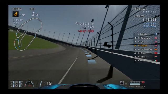 Gran Turismo 6 Arcade Mode Chevrolet Corvette C6 LM Race Car At Daytona International Speedway