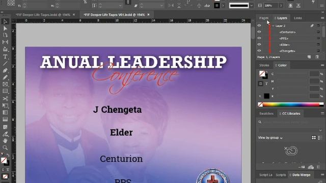Adobe InDesign Data Merge смотреть онлайн