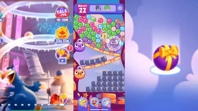 Watch Angry Birds Dream Blast Level 350 with fails Part 2 - Android/Ios Gameplay (By Rovio ) смотреть онлайн