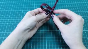 Браслет косичка из 7 полос | Схемы плетения | Making leather bracelet | The scheme of weaving