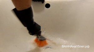 Видео 16: Реставрация ванны акрилом БЕЗ ПЫЛИ и БЕЗ ОТСЛОЕНИЯ. Химическая подготовка ванны!