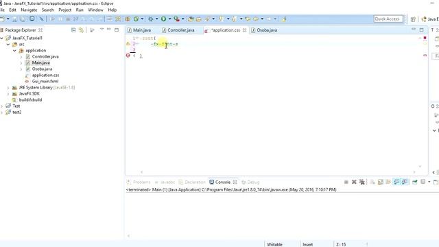 JavaFX GUI development - Part 7 смотреть онлайн