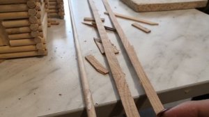 Макет деревянного дома в домашних условиях)