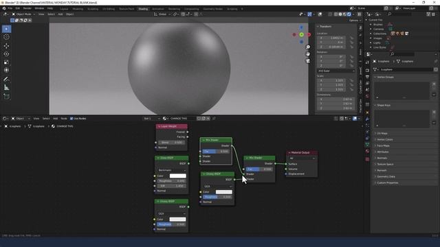 CREATE A PROCEDURAL TRANSPARENT PLASTIC MATERIAL FOR BLENDER смотреть онлайн