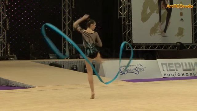 GRIDASOVA Oleksandra (UKR) Ribbon - 2012 World Cup Kiev "Deriugina Cup" 2012-03-18 - HD1080 смотреть онлайн
