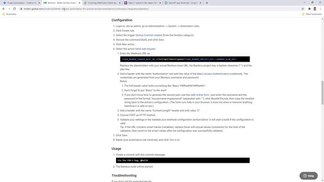 How to trigger a Bamboo build on Git commit смотреть онлайн