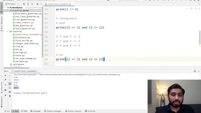 Video 13 | Conditional Statements | Python Bytes | Python Tutorial смотреть онлайн